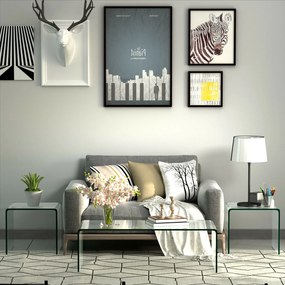 Estante de canto moderna de 5 níveis com estrutura de madeira resistente - branca