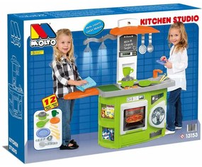 Cozinha de Brincar Moltó K Kitchen Studio 80 X 28 X 82 cm 12 Peças