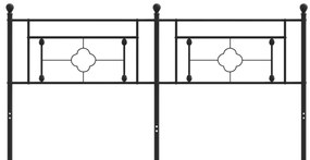 Cabeceira de cama 180 cm metal preto