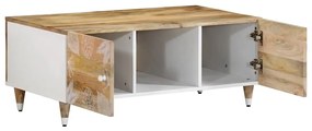 Mesa de centro 100x54x40 cm madeira de mangueira maciça