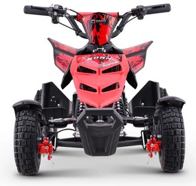 Mini Moto 4 elétrica para crianças Roan Raptor R4 500W Vermelha