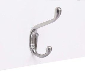 Cabide de parede WELCOME 74x29,5 cm branco