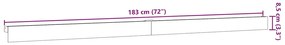 Kit de ferragens para porta de correr tira liga alumínio 183 cm