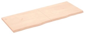 vidaXL Prateleira de parede 160x60x(2-4)cm carvalho maciço não tratado