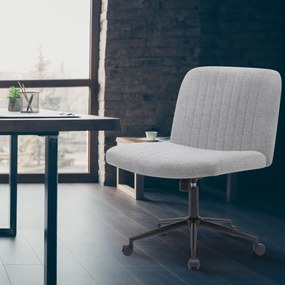 Cadeira de Escritório Kingman Cinza Claro