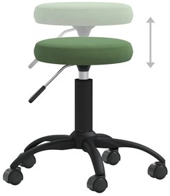 Cadeira de jantar veludo verde-escuro