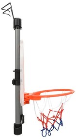 Conjunto de basquetebol criança ajustável p/ colocar numa porta