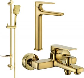 Mexen Lynx DF62 conjunto de banheira, dourado - 745913DF62-50
