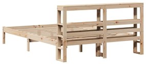 Cama sem colchão 120x190 cm madeira de pinho maciça