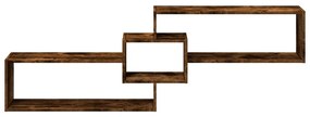 Armário parede 158x18x53 cm derivados madeira carvalho fumado