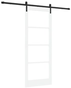 Porta Deslizante vidaXL com Conjunto de Ferragens 'ORKDAL'Branca 83x21