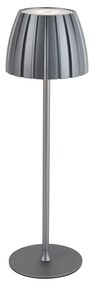 LED Candeeiro de mesa Cinzento 3-níveis de intensidade regulável em Kelvin Recarregável - Dolce Moderno