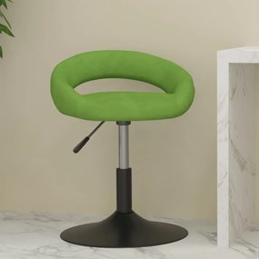 vidaXL Banco de bar veludo verde-claro