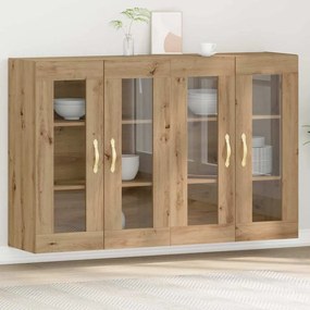 Gabinetes de Parede 2 peças Carvalho Artisan 69,5 x 34 x 90 cm Madeira
