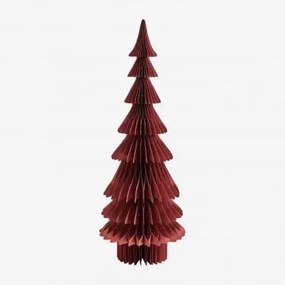 Árvore De Natal De Papel Kixel Vermelho Sangria - Sklum