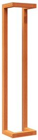 Toalheiro 23x18x110 cm pinho maciço castanho mel