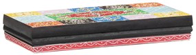 vidaXL Conjunto de 3 Prateleiras de Parede 100x20x6 cm Madeira Sólida Manga