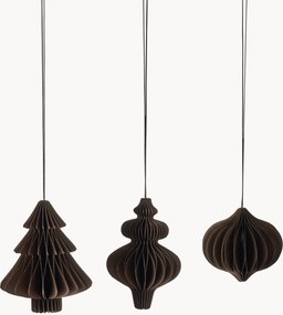 Ornamentos de Natal Passia, conjunto de 3