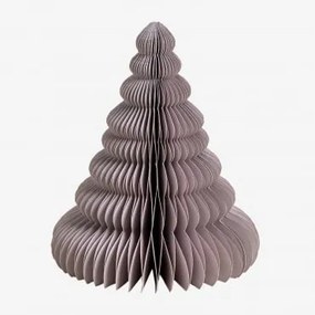 Árvore De Natal De Papel Noelle Lilás Lavanda & ↑15 Cm - Sklum