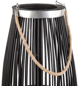 Lanterna decorativa preta 84 cm TAHITI Beliani
