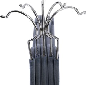 Conjunto 20 Cabides de veludo, 45 x 23,5 x 0,6 cm cinzento claro