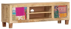 vidaXL Móvel de TV 120x30x40 cm madeira de mangueira maciça