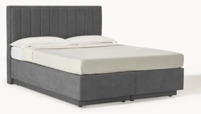 Cama boxspring Livia com espaço de arrumação