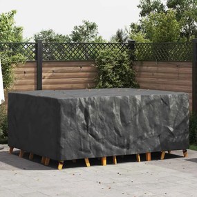 vidaXL Capa para móveis de exterior Preto 220 x 190 x 85 cm 210D