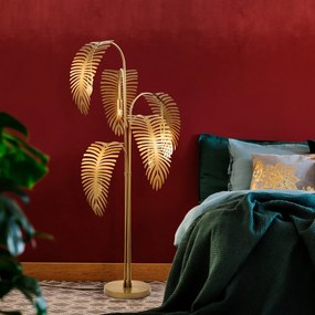 Candeeiro de Pé Palm – Dourado – 71 x 71 x 157 cm