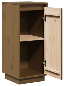 Aparadores 2 pcs 31,5x34x75 cm pinho maciço castanho mel