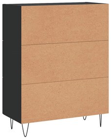 Aparador 69,5x34x90 cm derivados de madeira preto