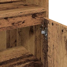 Conjunto de Móveis para Casa de Banho com 3 Peças de Madeira Antiga