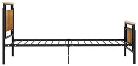 Estrutura de cama 90x200 cm metal