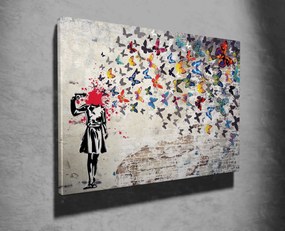 Pintura Decorativa em Tela WY51 – Multicolor – 50 x 70 cm