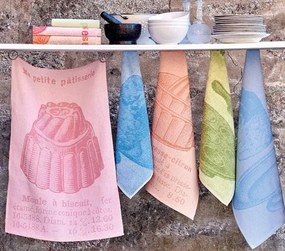 Pano de cozinha tela 70x50 cm - Panos cozinha 100% algodão 260 gr.- PÂTISSERIE  Lasa Home: Rosa