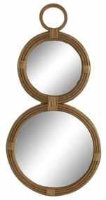Espelho de Parede Dkd Home Decor Espelho Castanho Rotim (41 X 2 X 83 cm)