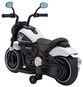 Mota elétrica para crianças 6V, Chopper FASTER, 2 a 5 anos Branca