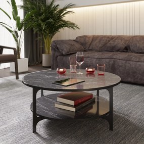 Mesa de Centro Versy – Preto – 90 cm x 36,8 cm x 90 cm