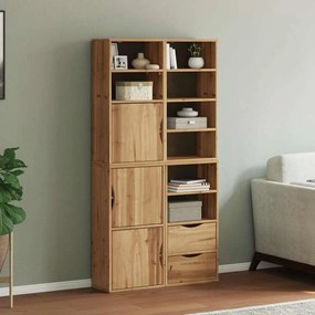 Móveis de apoio 4 pcs ODDA 40x24x79 cm pinho de madeira maciça