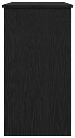 Secretária 80x40x75 cm contraplacado preto