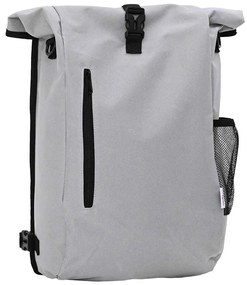 vidaXL Bolsa de Bicicleta Cinzeto 31 x 13 x 58 cm Poliéster