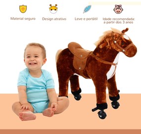 Cavalo de Brinquedo para Crianças de +3 Anos Cavalo de Brinquedo com R