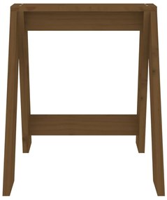 Bancos 2 pcs 40x40x45 cm pinho maciço castanho-mel