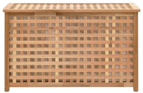 Arca p/ roupa suja 77,5x37,5x46,5 cm madeira nogueira maciça