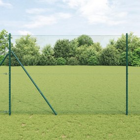 Cerca Hexagonal vidaXL Verde 1.5x10 m Aço