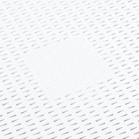 Mesa de apoio 54x54x36,5 cm plástico branco