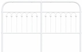 Cabeceira de cama 150 cm metal branco