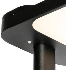 Candeeiro de pé de luz do dia preto com LED e dimmer - Guzo Moderno