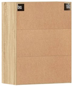Móveis de parede 2 pcs derivados de madeira carvalho sonoma