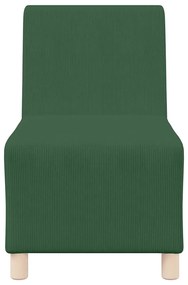 Poltrona 55 cm tecido corduroy verde selva